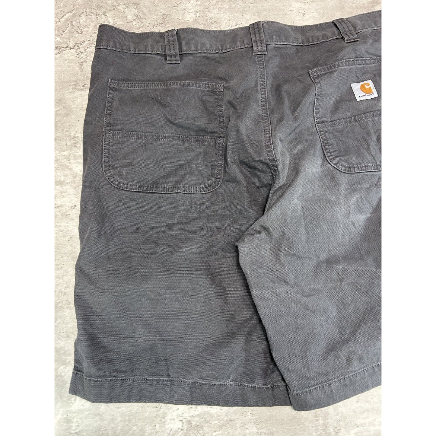 Carhartt Relaxed Fit Canvas Workwear Five Pocket Shorts Size 40 Gray