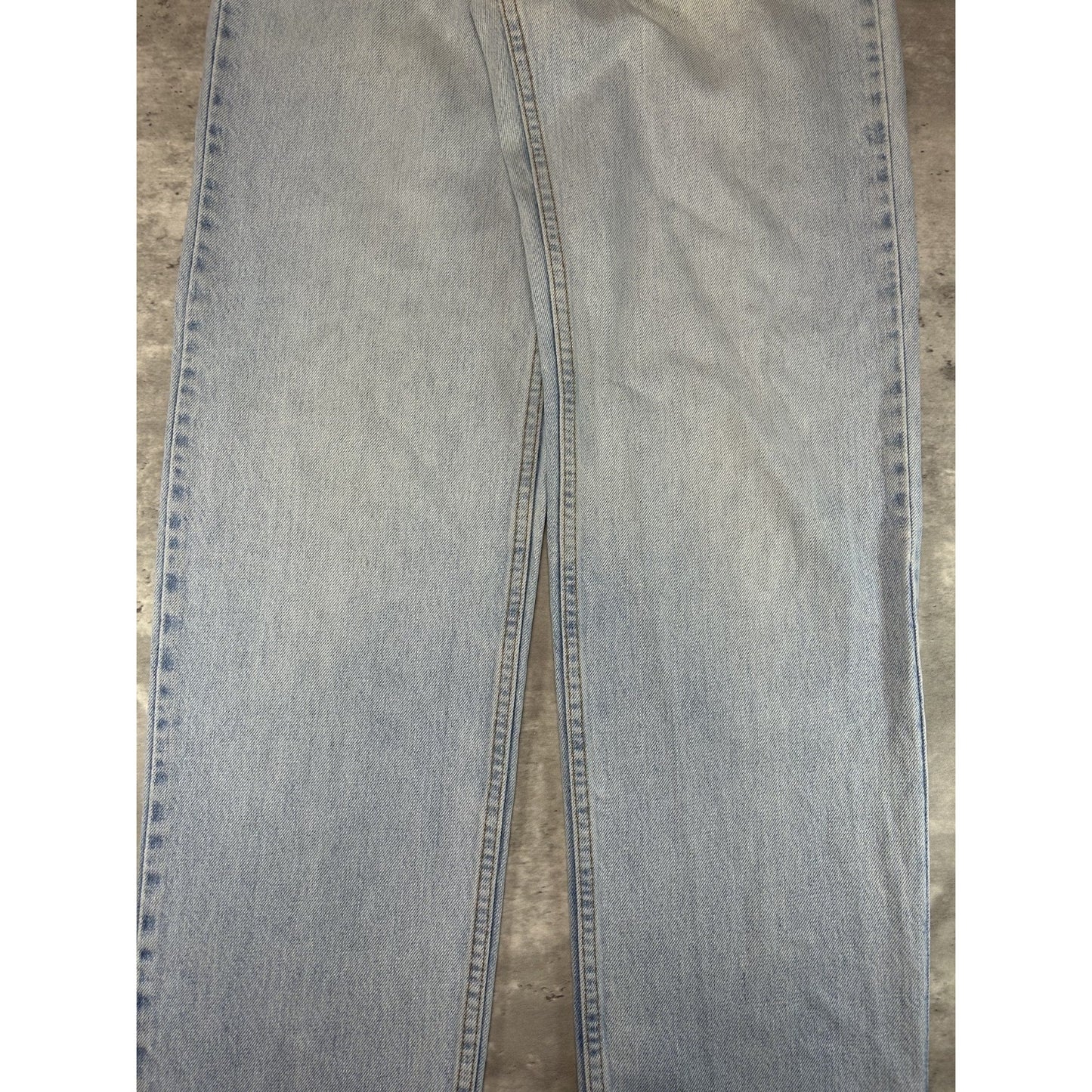 Vintage 90s Levis 550 Red Tab Light Wash Denim Pants Size 30 Blue