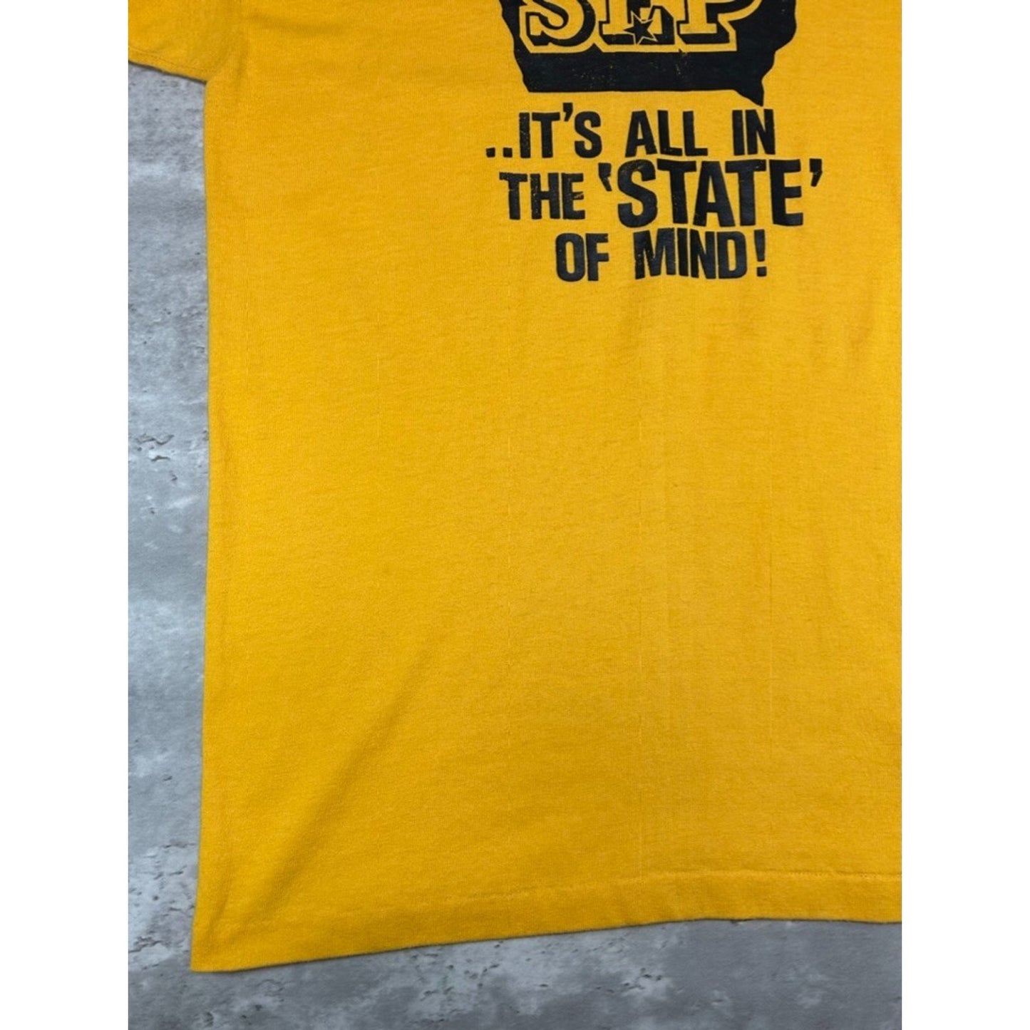 Vintage 1981 Think Big Basketball Tournament 3/4 Sleeve Graphic T-Shirt Size Large