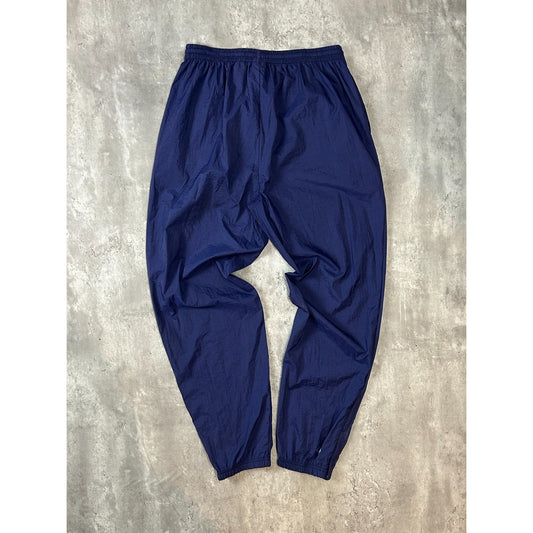 Vintage 90s Team USA Olympics Tonal Embroidered Logo Nylon Track Pants Sz Large