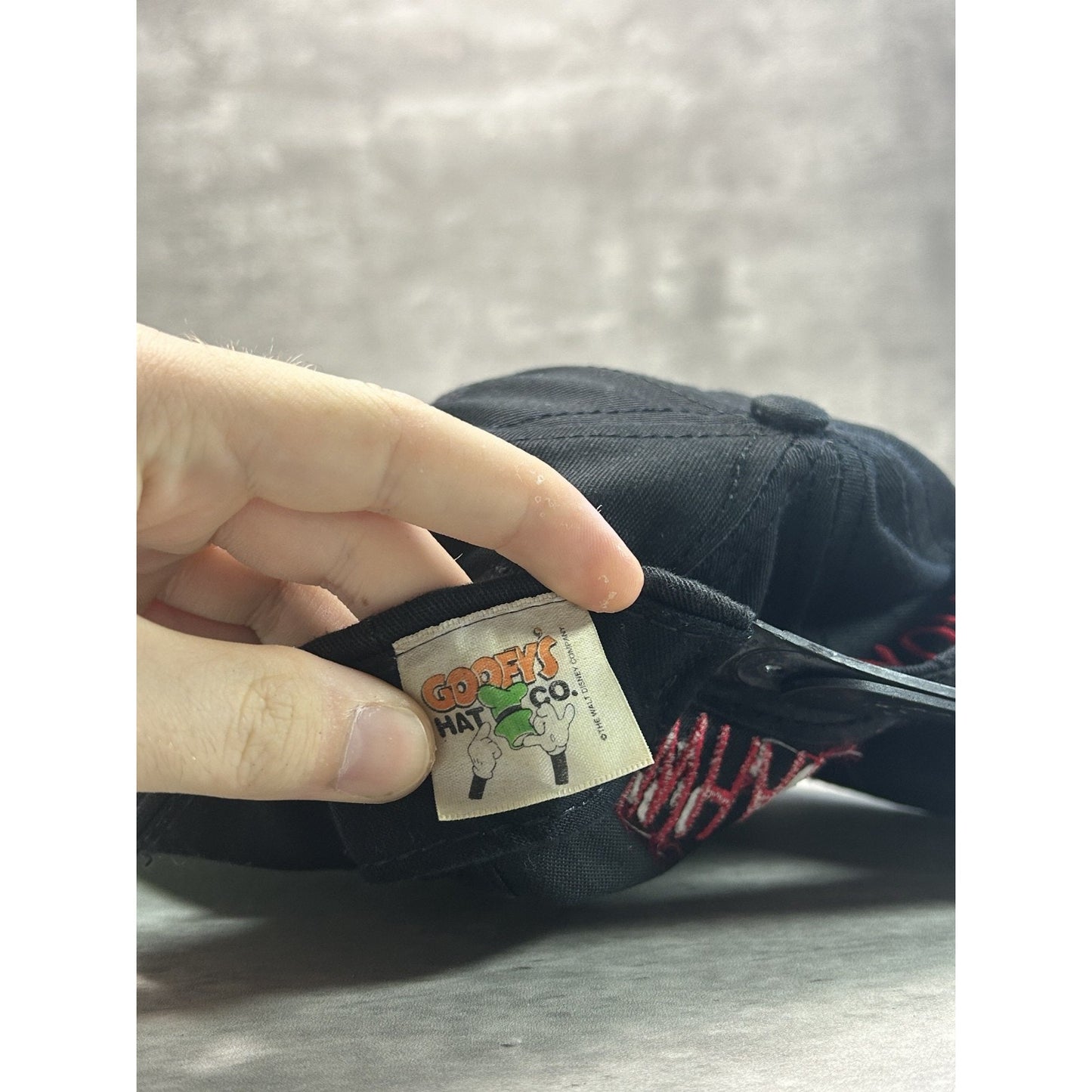 Vintage 90s Disney Mickey Mouse Embroidered Character Snapback Hat OSFA