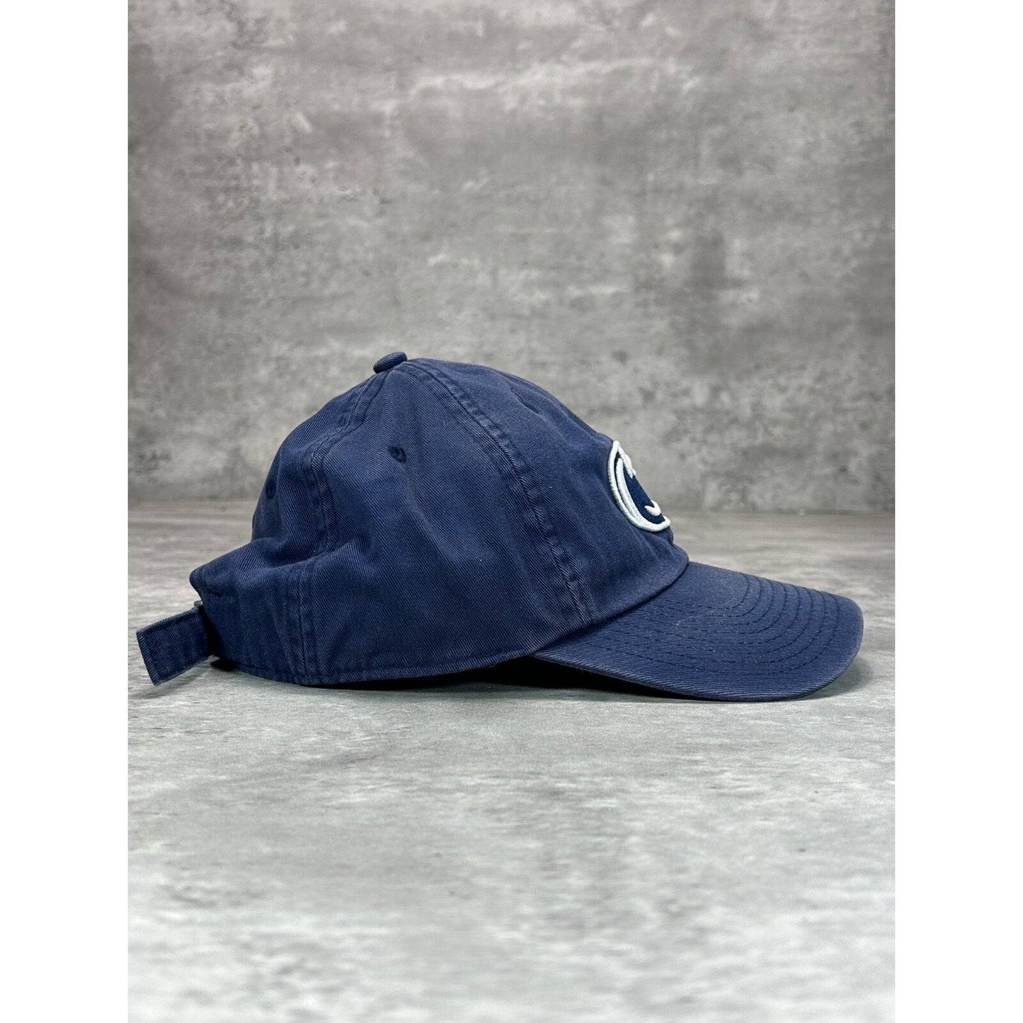 Penn State Nittany Lions NCAA Embroidered Logo Strapback Hat OSFA Navy Blue