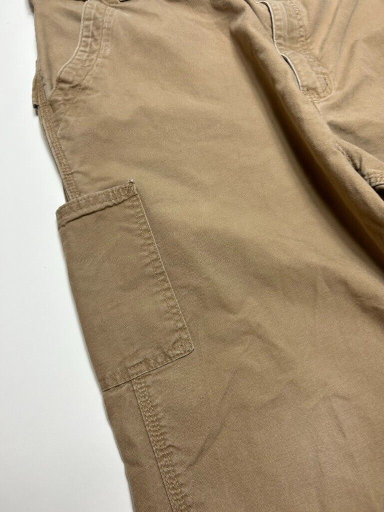 Vintage Carhartt Canvas Workwear Carpenter Pants Size 38W Beige