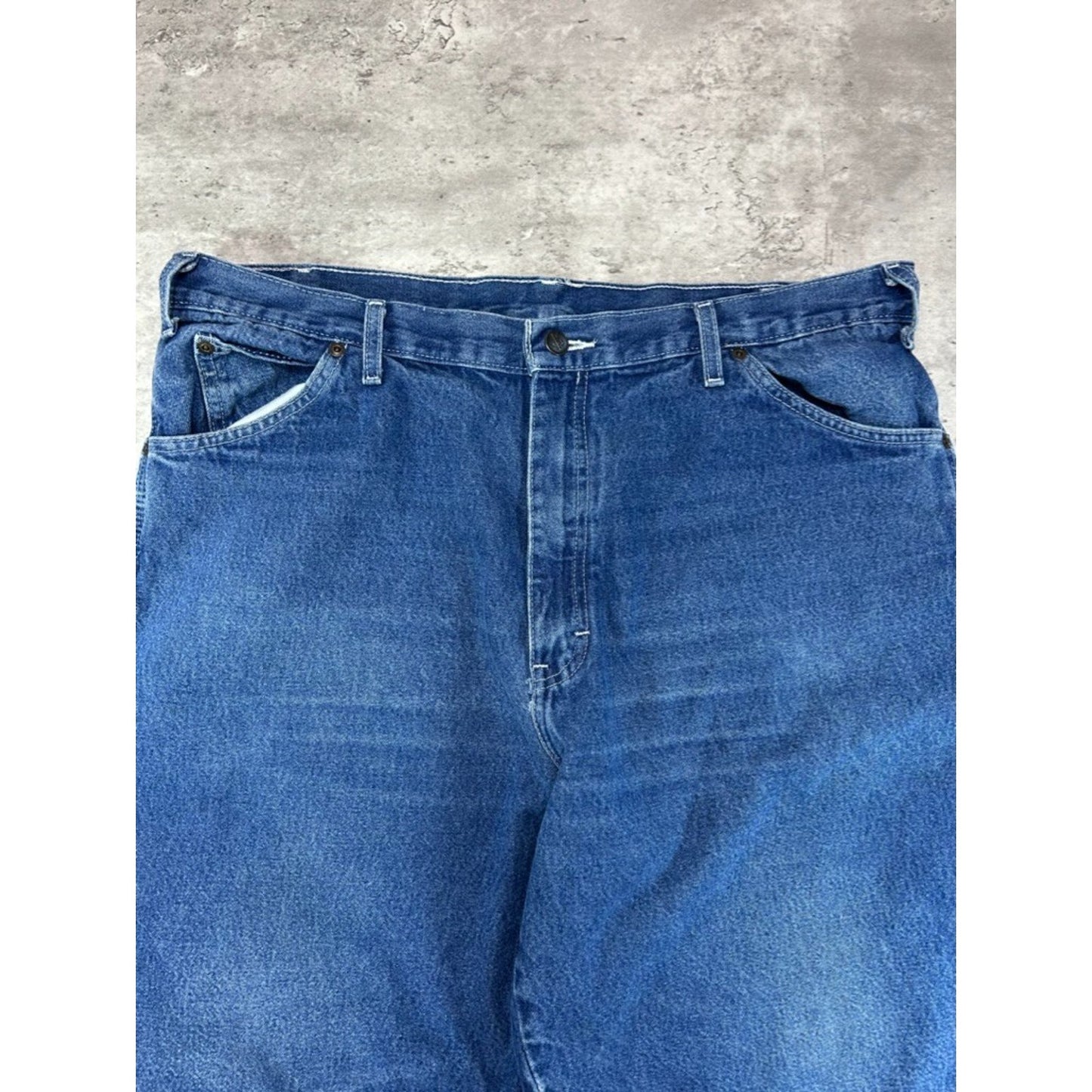 Dickies Dark Was Denin Workwear Carpenter Shorts Size 38