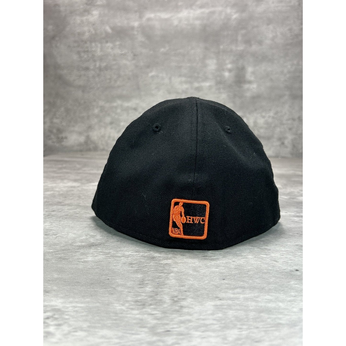 Buffalo Braves NBA Embroidered Logo Retro Fitted Hat 7 1/2 Black/Orange