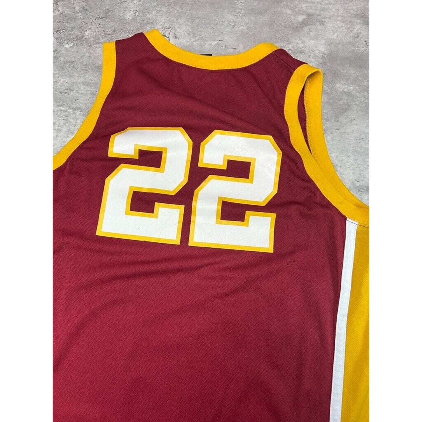Vintage USC Trojans NCAA #22 Collegiate Nike Basketball Jersey Size XL