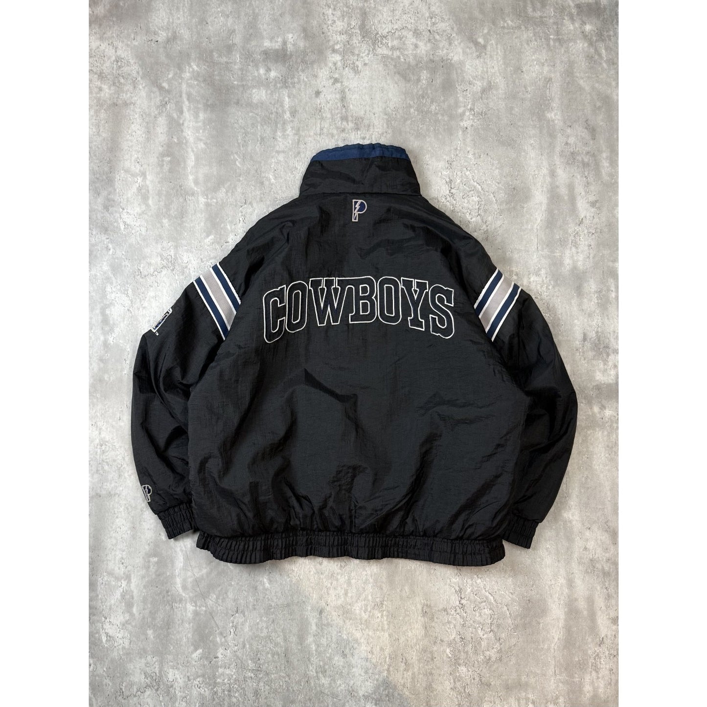 Vintage 90s Dallas Cowboys NFL Pro Player Reversible Insulated Jacket Size XL