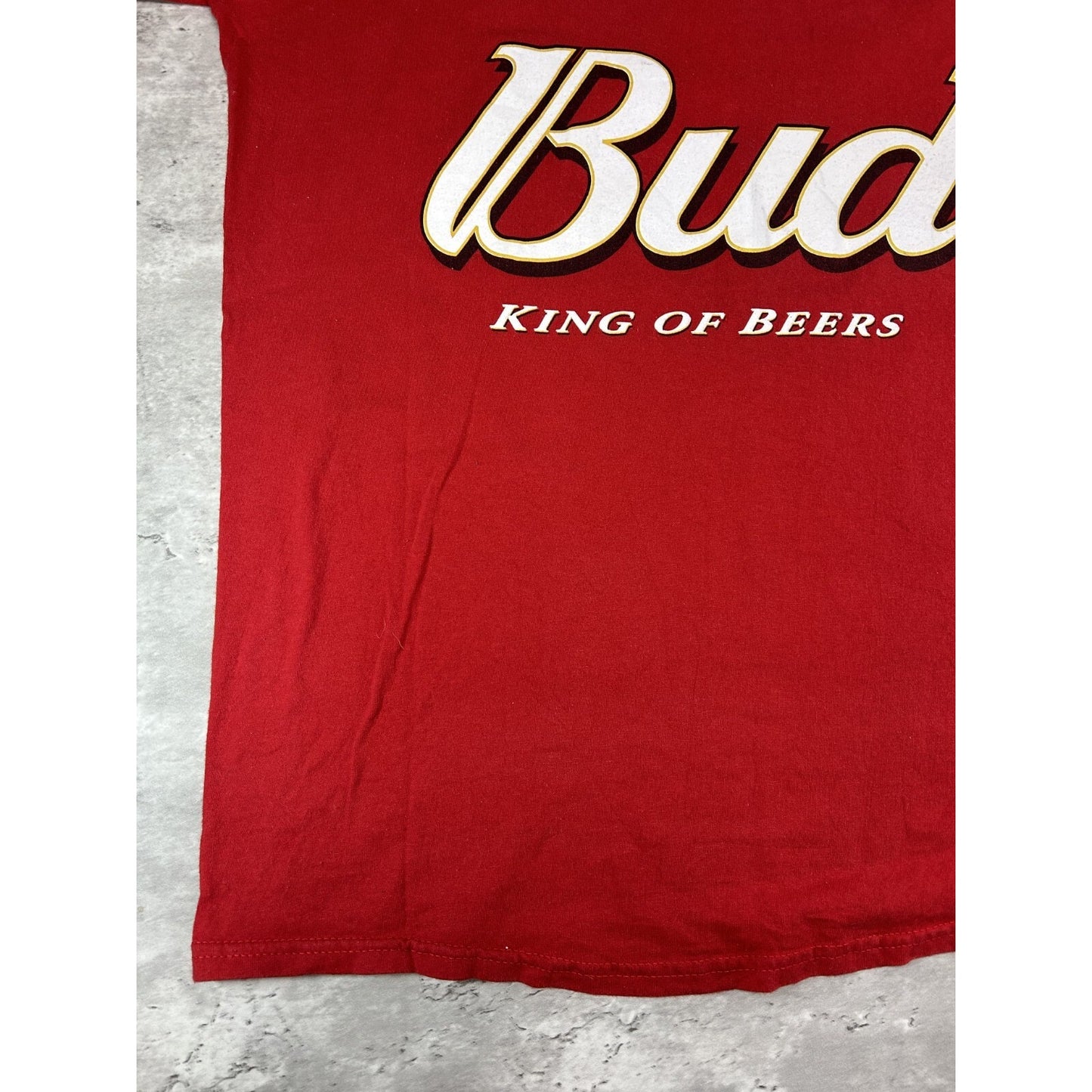 Vintage Dale Earnhardt Jr #8 Nascar Budwesier King Of Beers T-Shirt Size Large