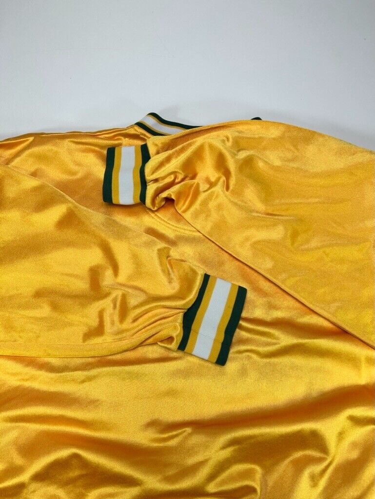Vintage 90s Green Bay Packers NFL Embroidered Spell Out Starter Jacket Size Large