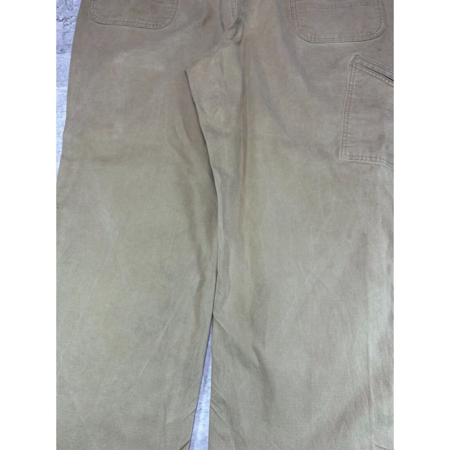 Carhartt Relaxed Fit Canvas Workwear Five Pocket Pants Size 43 Beige