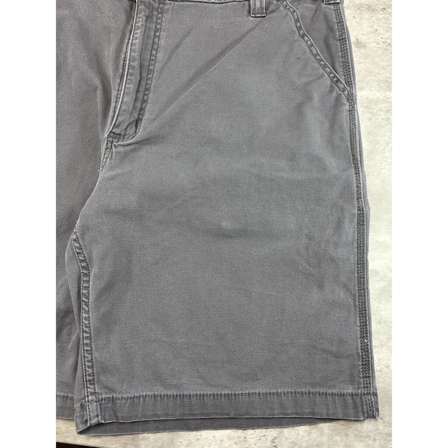 Carhartt Relaxed Fit Canvas Workwear Carpenter Shorts Size 42 Gray