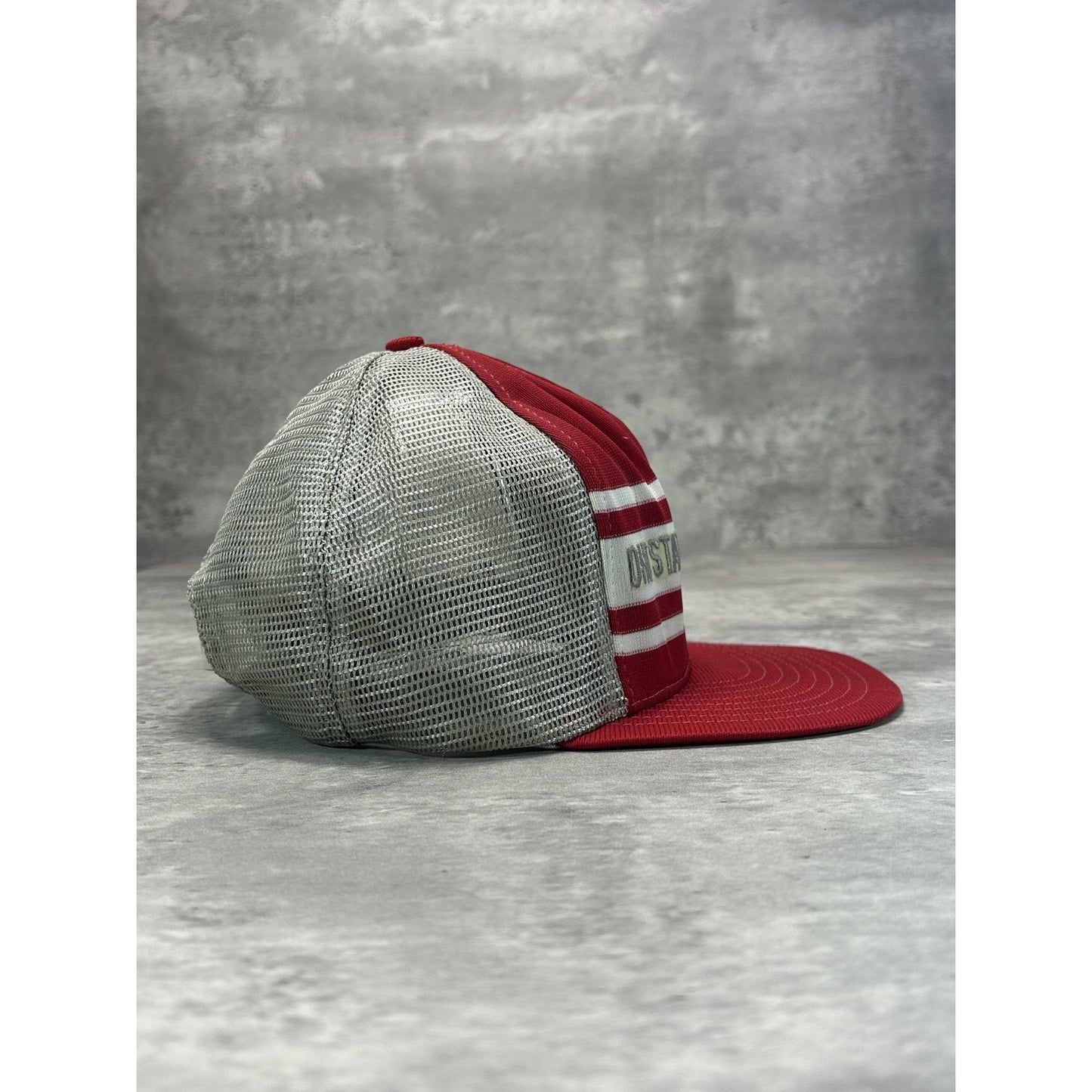 Vintage 80s Ohio State Buckeyes NCAA Embroidered Trucker Snapback Hat OSFA
