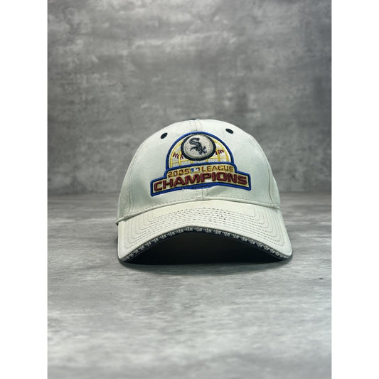 Vintage 2005 Chicago White Sox MLB League Champs Embroidered Strapback Hat OSFA