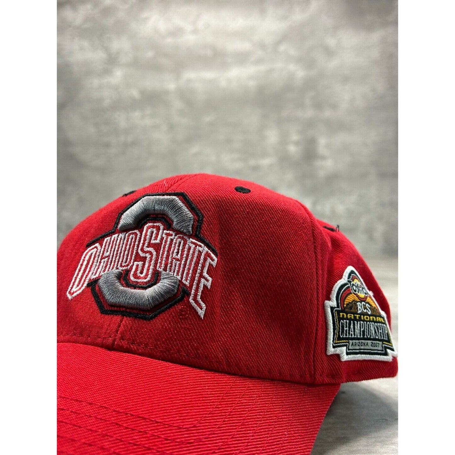 Ohio State Buckeyes NCAA Embroidered Logo Snapback Hat OSFA Red