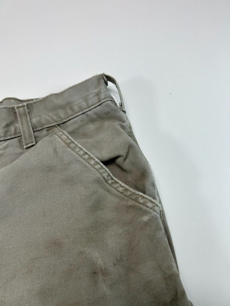 Vintage Carhartt Original Dungaree Fit Canvas Workwear Carpenter Pants Size 31W