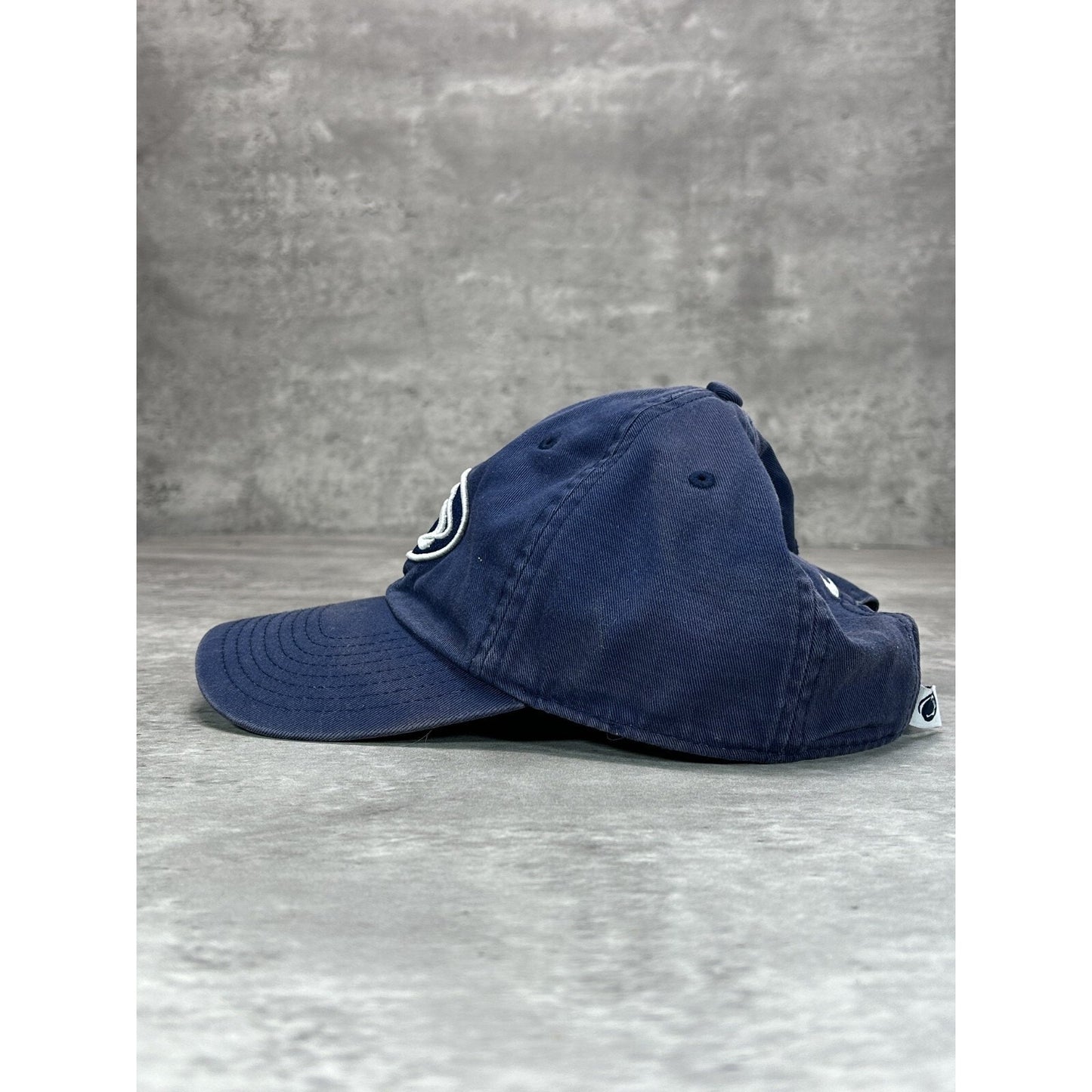 Penn State Nittany Lions NCAA Embroidered Logo Strapback Hat OSFA Navy Blue