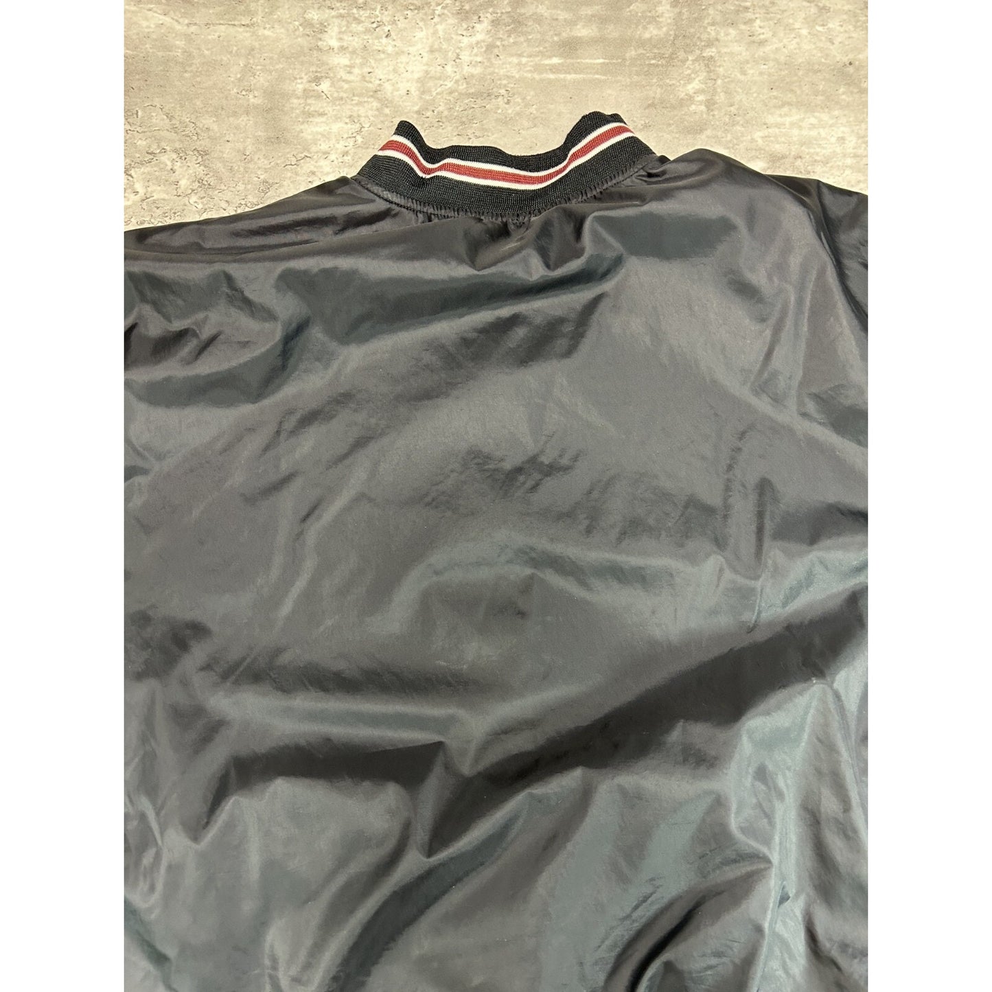 Vintage 90s Nike Embroidered Swoosh Reversible Bomber Jacket Size XL