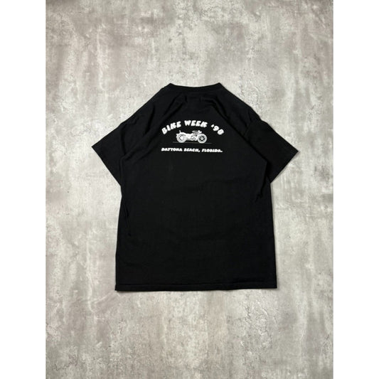 Vintage 1994 Indian Motorcycles Iron Redskin Motorcycle Graphic T-Shirt Sz XL