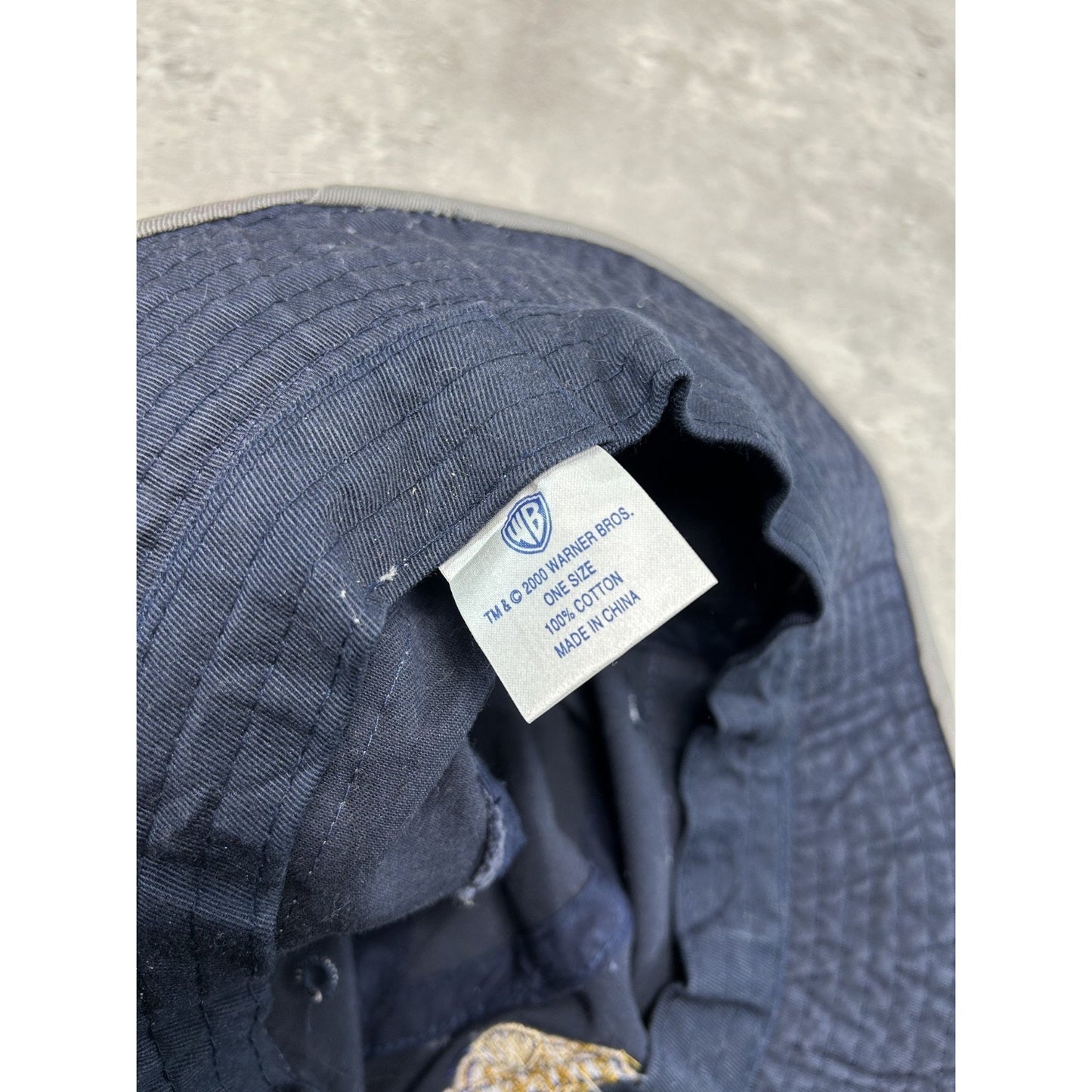 Vintage Warner Brothers Stage 16 Embroidered Logo Bucket Hat OSFA