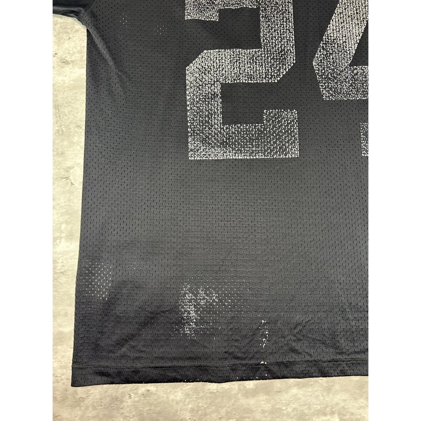 Vintage 1998 Charles Woodson #24 Oakland Raiders NFL Starter Jersey Size Large