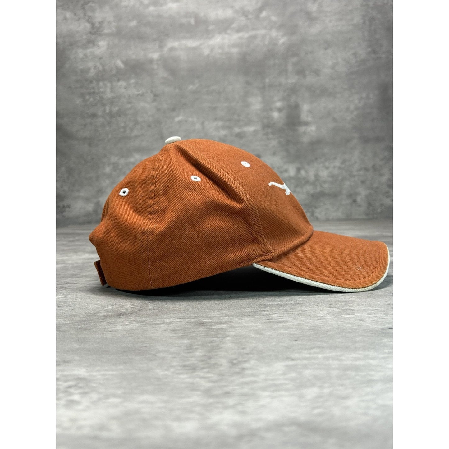 Vintage Texas Longhorns NCAA Embroidered Logo Strapback Hat OSFA Orange