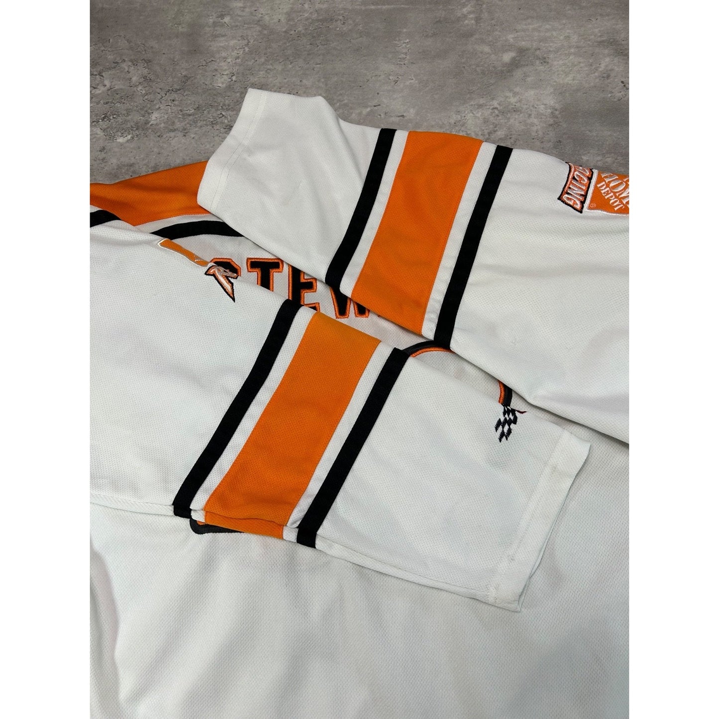 Vintage Tony Stewart #20 Home Depot Racing Nascar Hockey Jersey Size XL