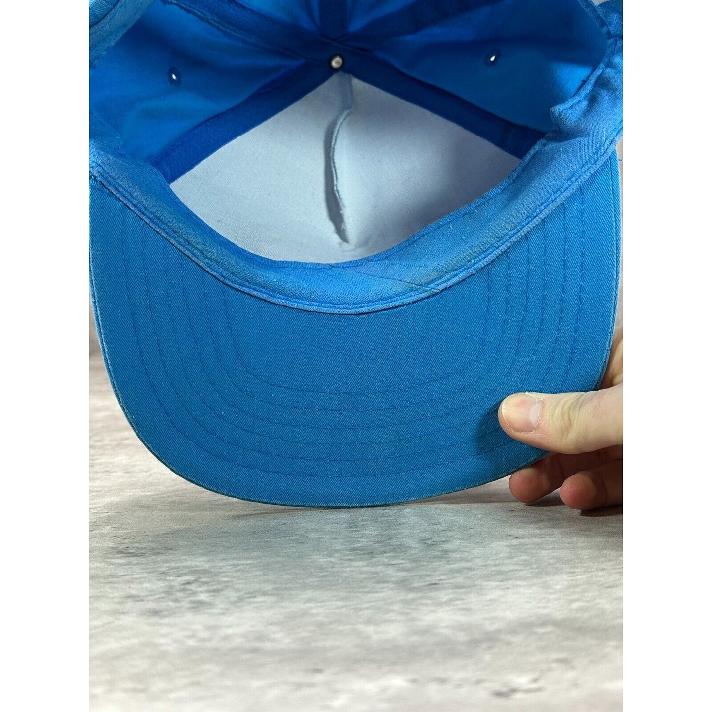 Vintage 80s/90s Grandad Graphic Slogan Two Tone Snapback Hat OSFA