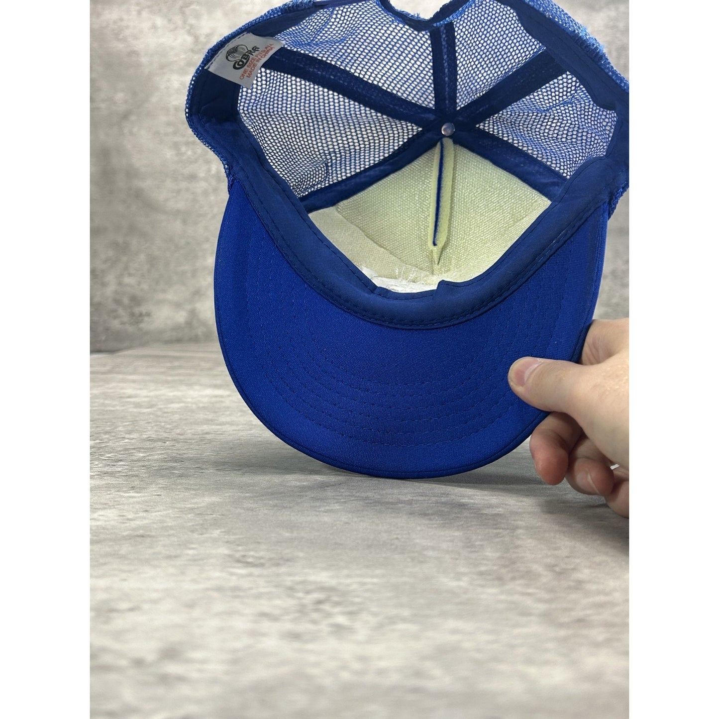 Vintage 90s Myrtle Beach Embroidered Spellout Destination Snapback Hat OSFA