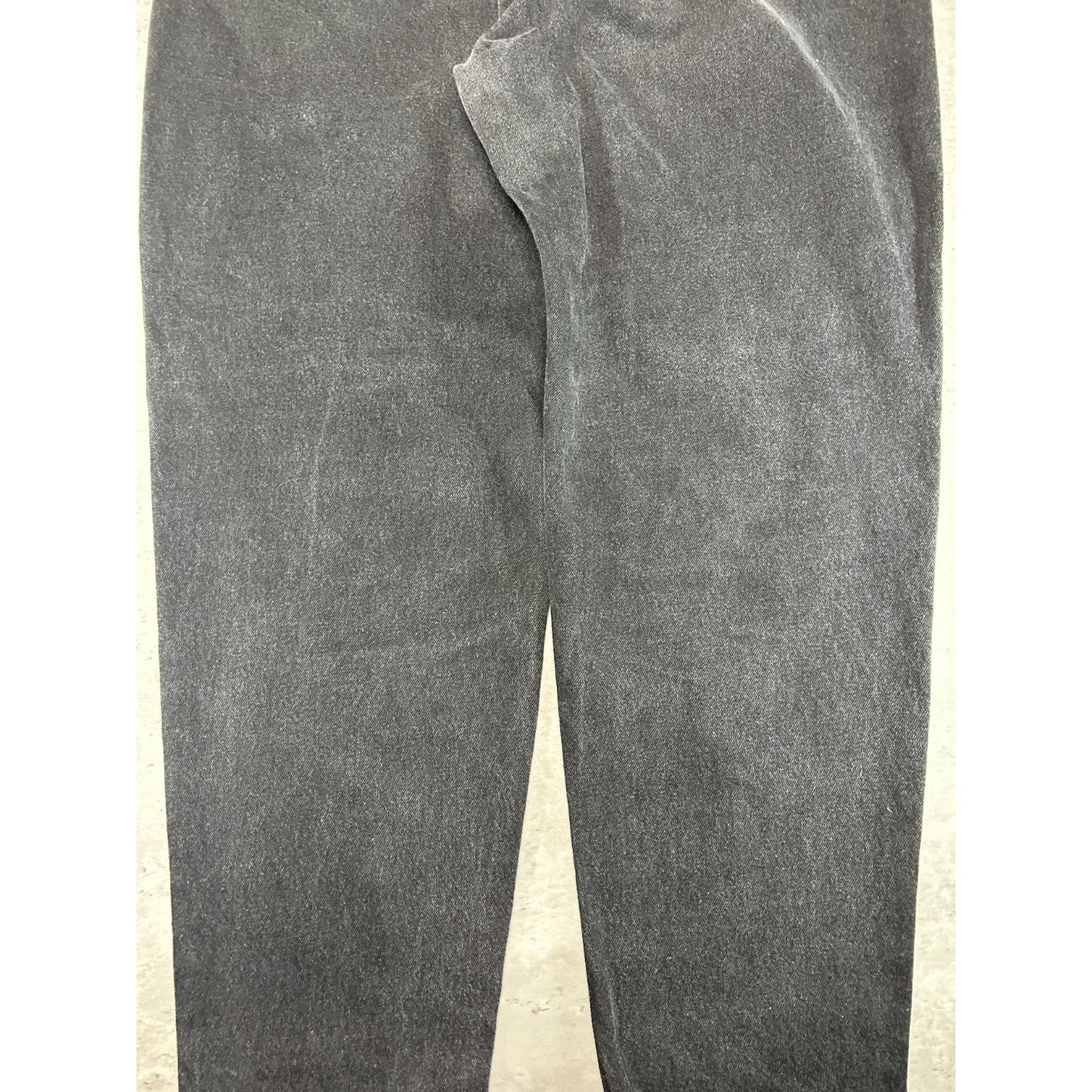 Vintage 90s Levis Red Tab 550 Tapered Leg Black Denim Pants Size 39