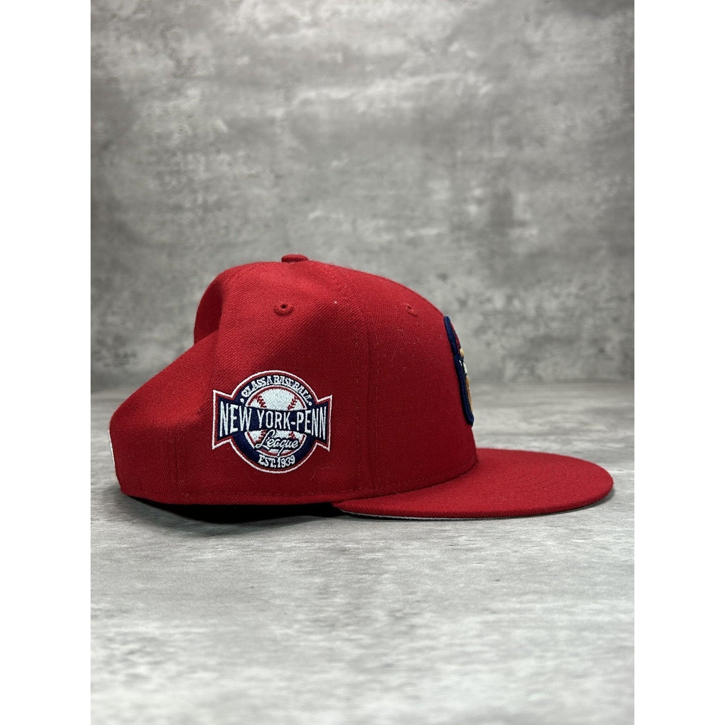 Vintage Adirondack Lumberjacks MiLB Embroidered Logo Fitted Hat OSFA