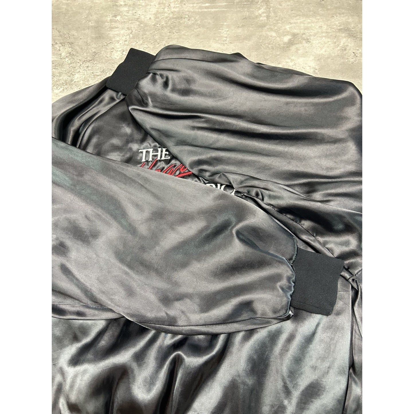 Vintage 80s/90s Chevrolet Heartbeat Of America Satin Bomber Jacket Size XL