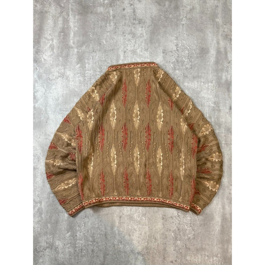 Vintage 90s Coogi Australia 3D Print Pullover Knit Sweater Size 3XL