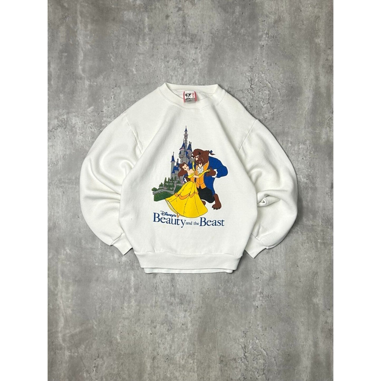 Vintage 80s/90s Disney Beauty Of The Beast Movie Promo Sweatshirt Size Small