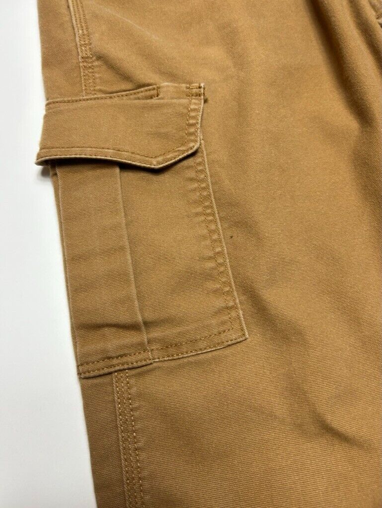 Dickies Flex Canvas Workwear Cargo Pants Size 37W Beige
