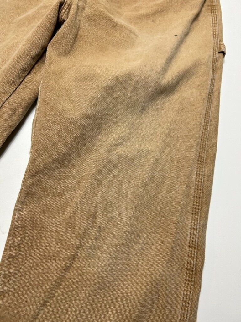 Vintage Dickies Canvas Workwear Carpenter Pants Size 36W Beige