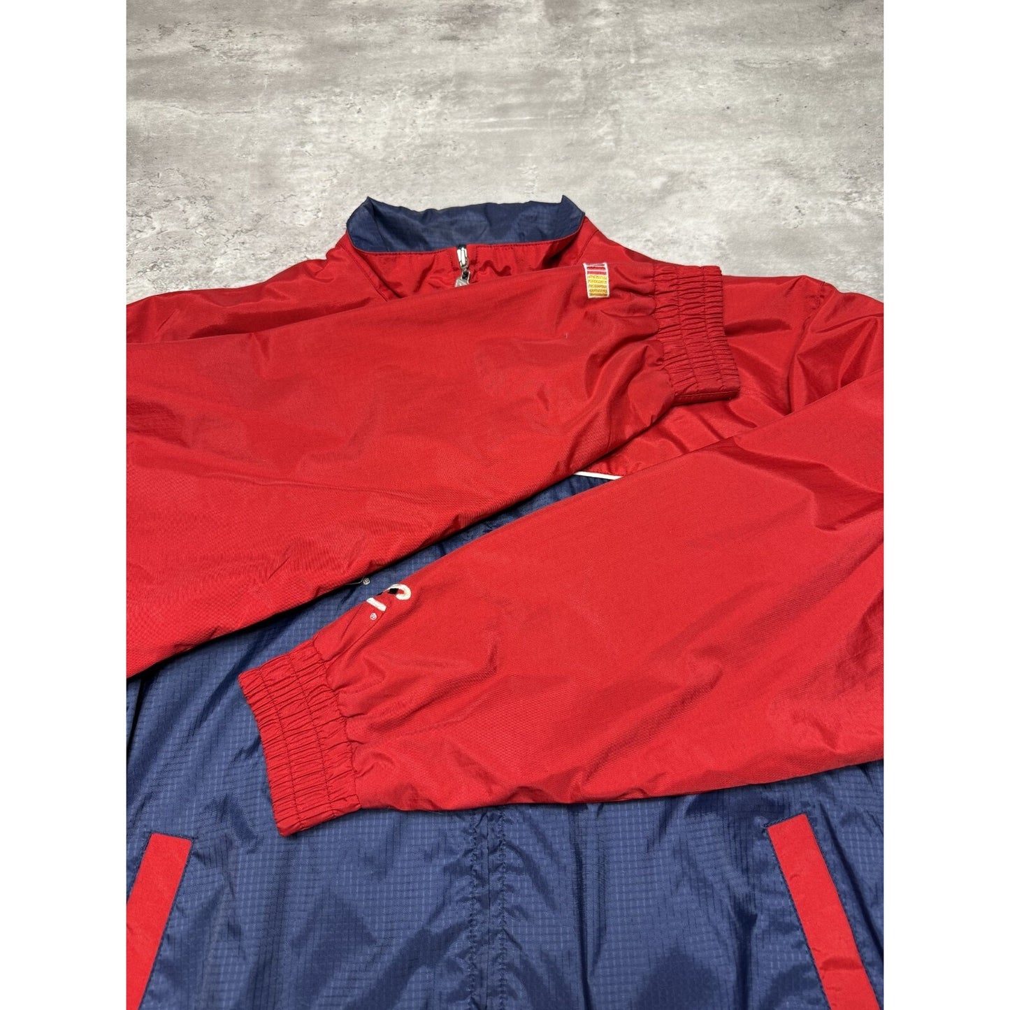 Vintage Jeff Gordon #24 Nascar Embroidered Full Zip Windbreaker Jacket Sz Medium