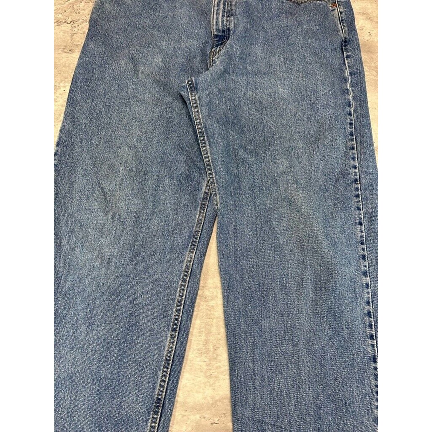 Vintage 90s Levis 550 Red Tab Medium Wash Denim Pants Size 38 Blue