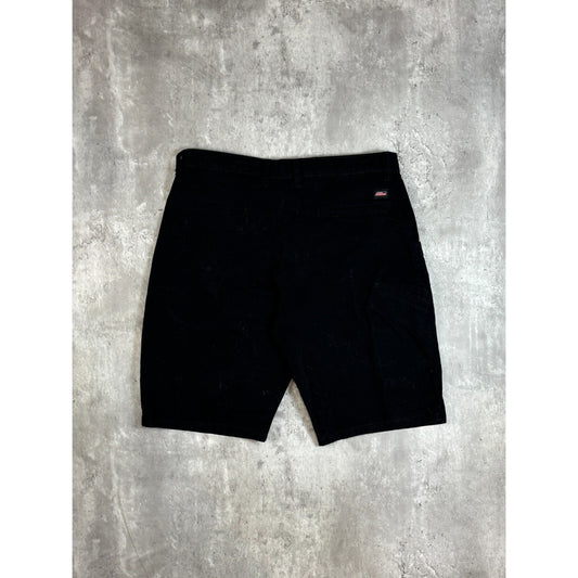 Vintage Dickies Canvas Workwear Five Pocket Shorts Size 35 Black