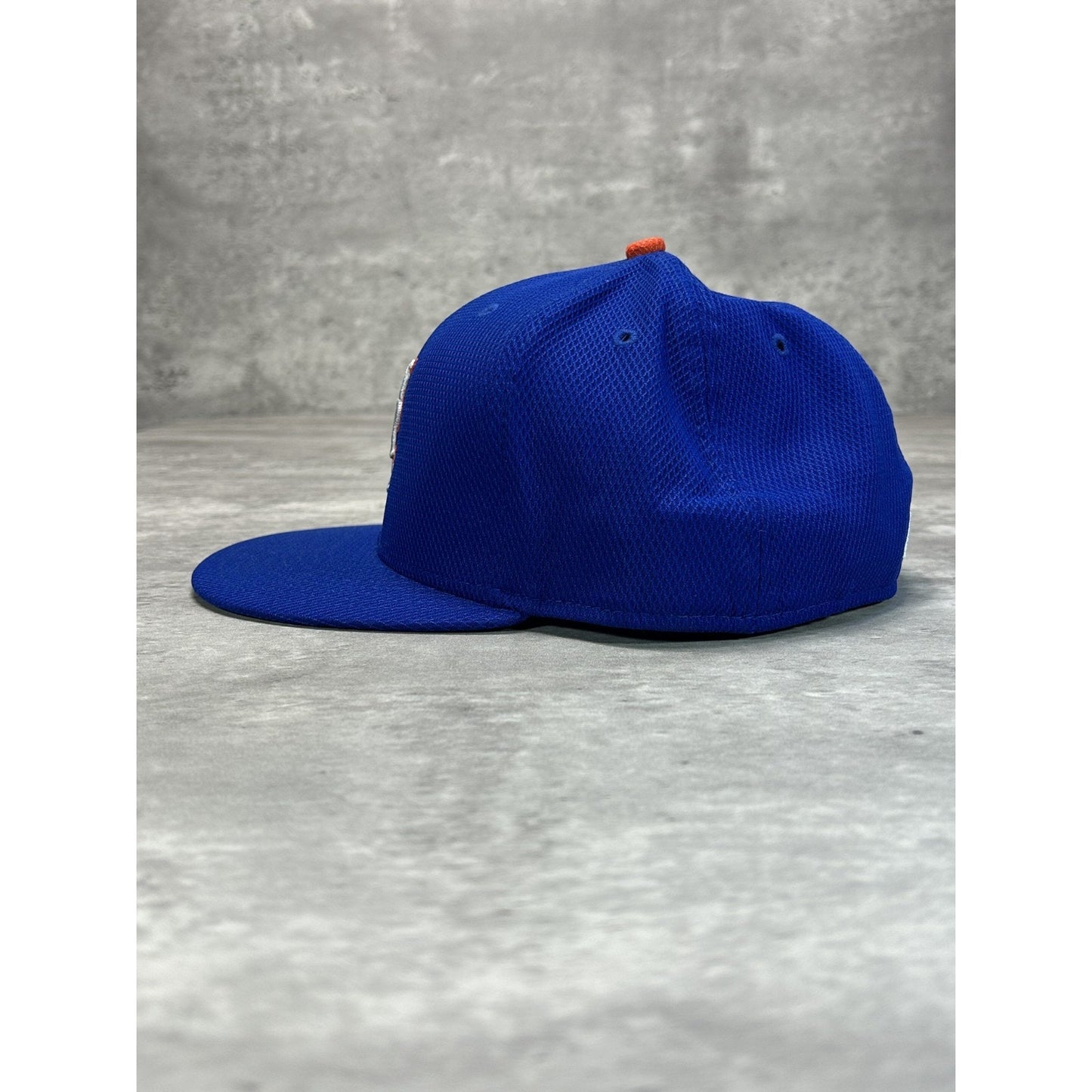 New York Mets MLB Embroidered Logo Baseball Fitted Hat 7 3/8 Blue