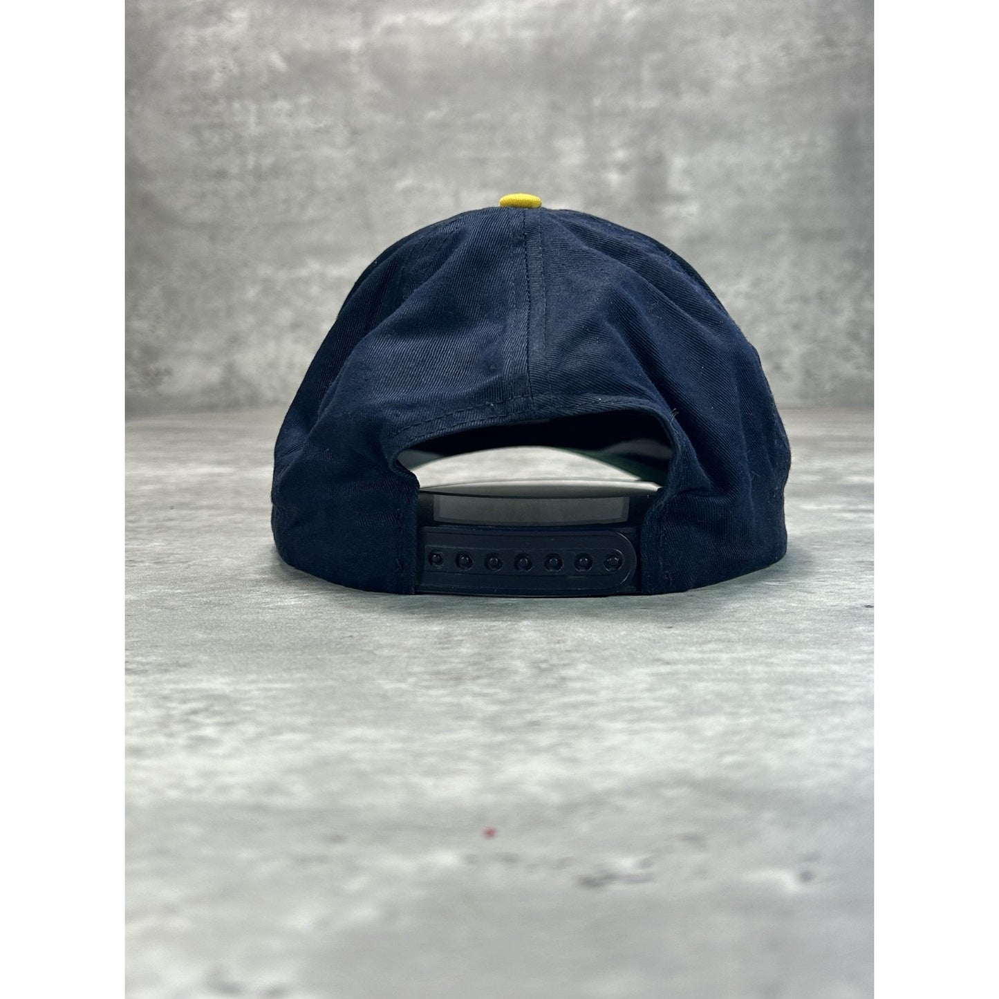 Vintage 90s Michigan Wolverines NCAA Embroidered Spellout Snapback Hat OSFA