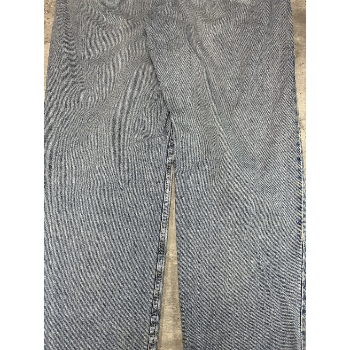 Vintage Levis 550 Red Tab Relaxed Fit Light Wash Denim Pants Size 35 Blue
