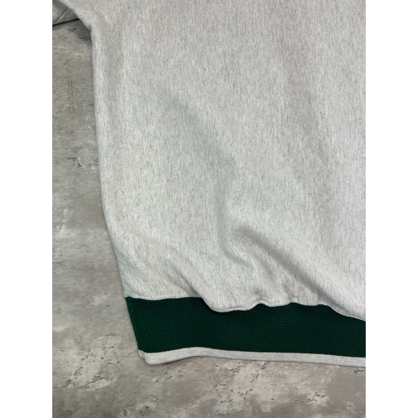 Vintage 90s Green Bay Packers NFL Embroidered Football Sweatshirt Size XXL Gray