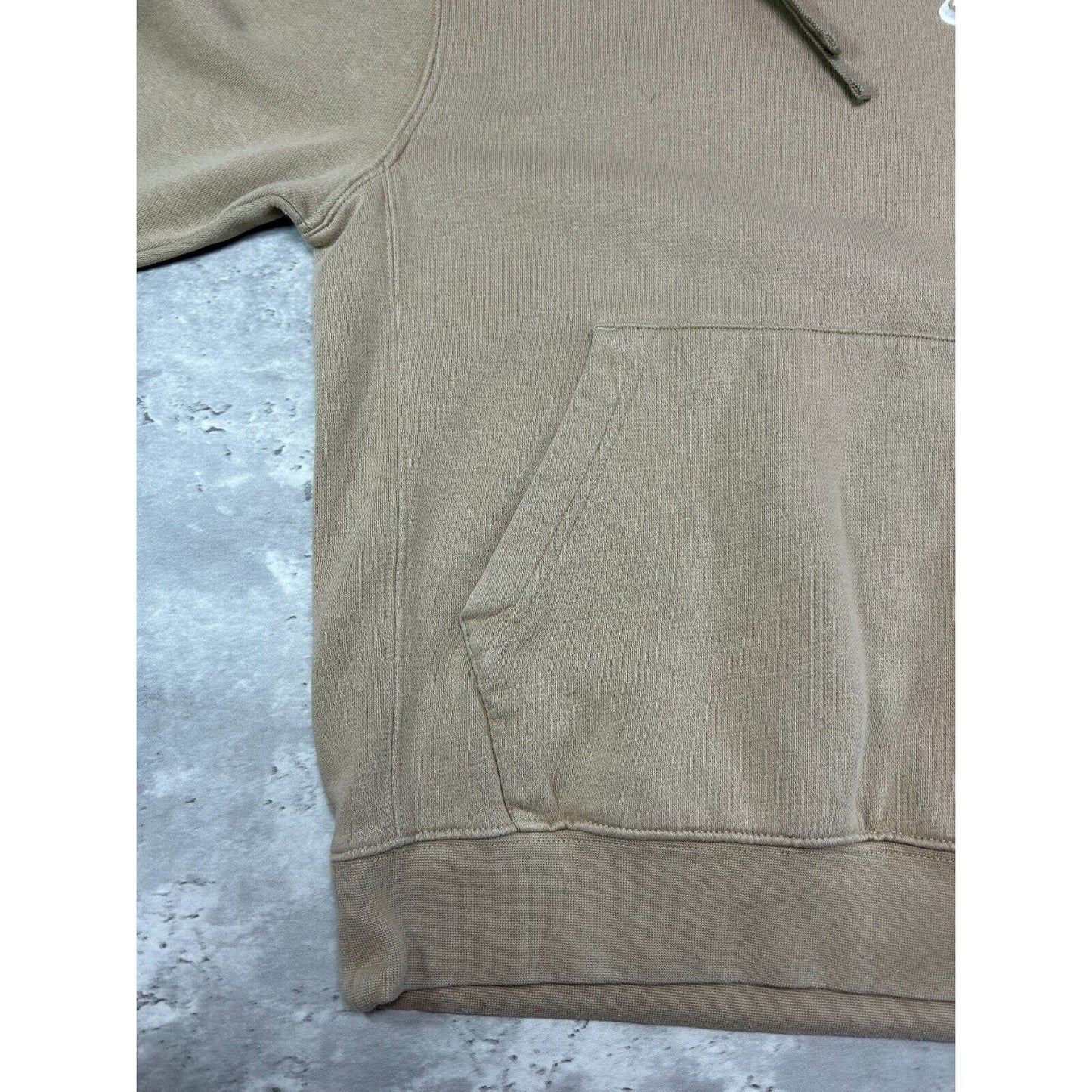Nike Embroidered Logo Hooded Sweatshirt Size XS Beige