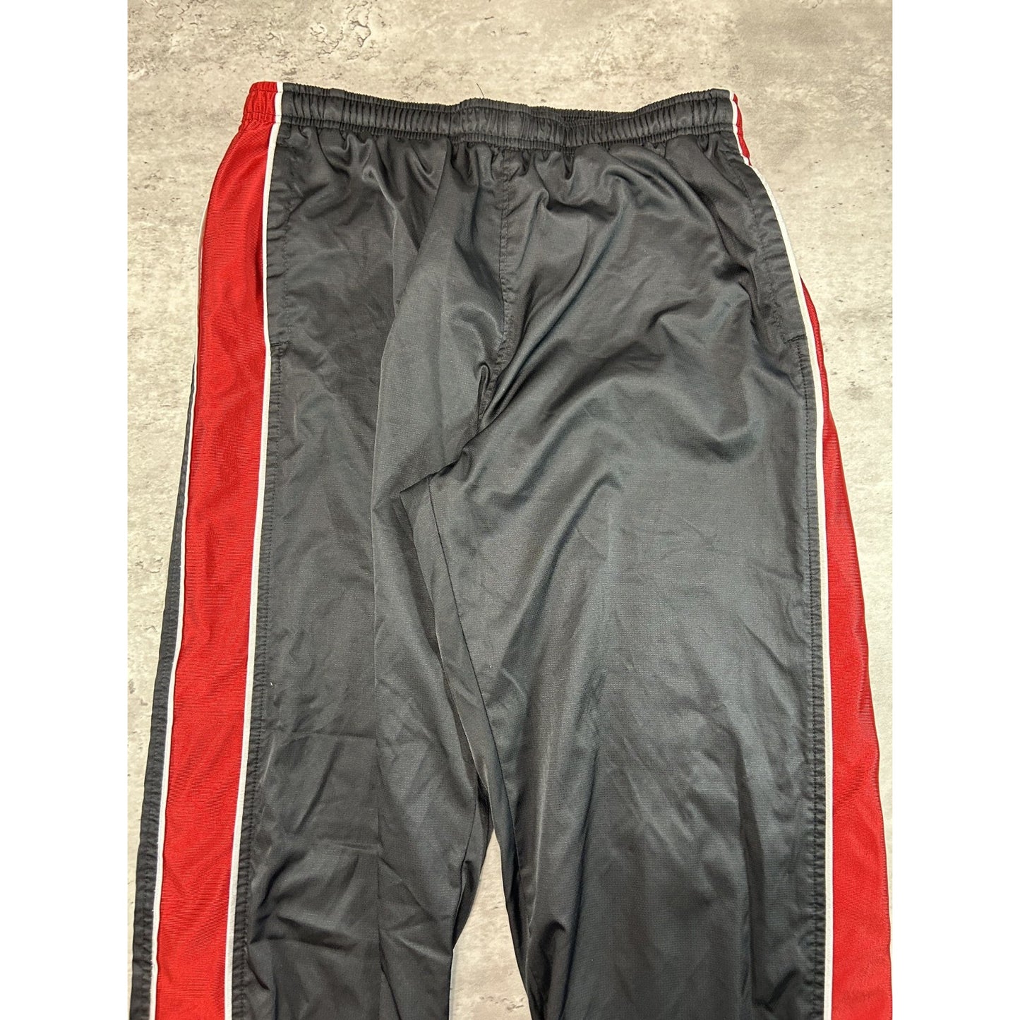 Vintage 2000s Nike Embroidered Spellout Nylon Track Pants Size YOUTH XL