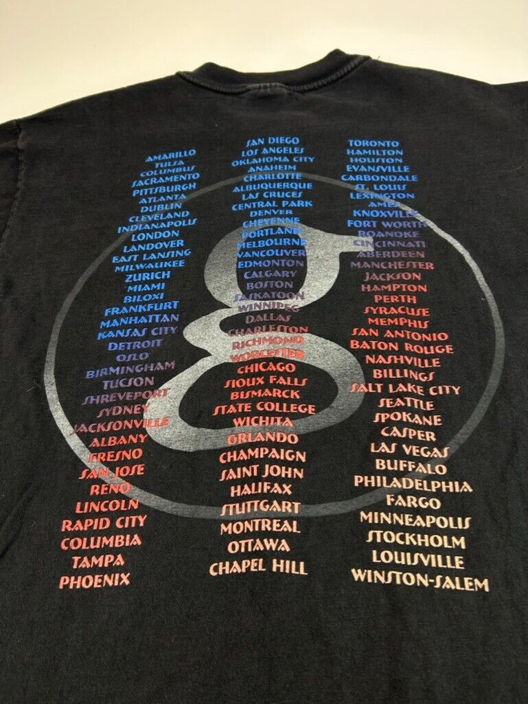 Vintage Garth Brooks Fresh Horses Country Music Tour T-Shirt Size Large Black