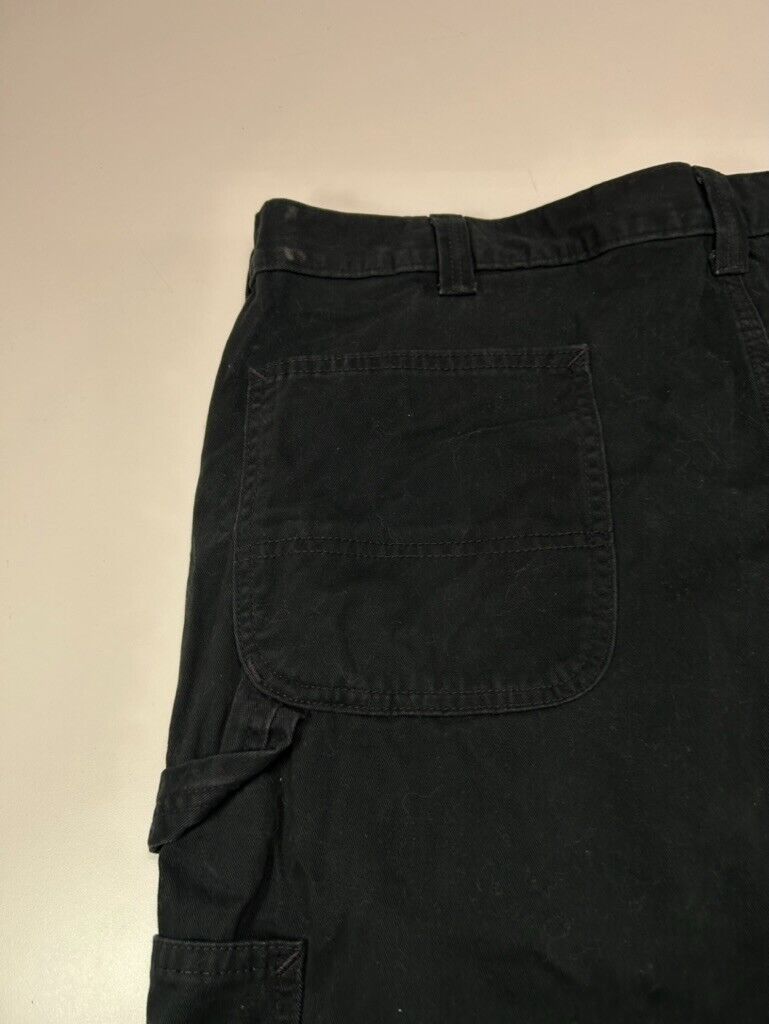 Vintage Carhartt Relaxed Fit Canvas Workwear Carpenter Pants Size 40W Black