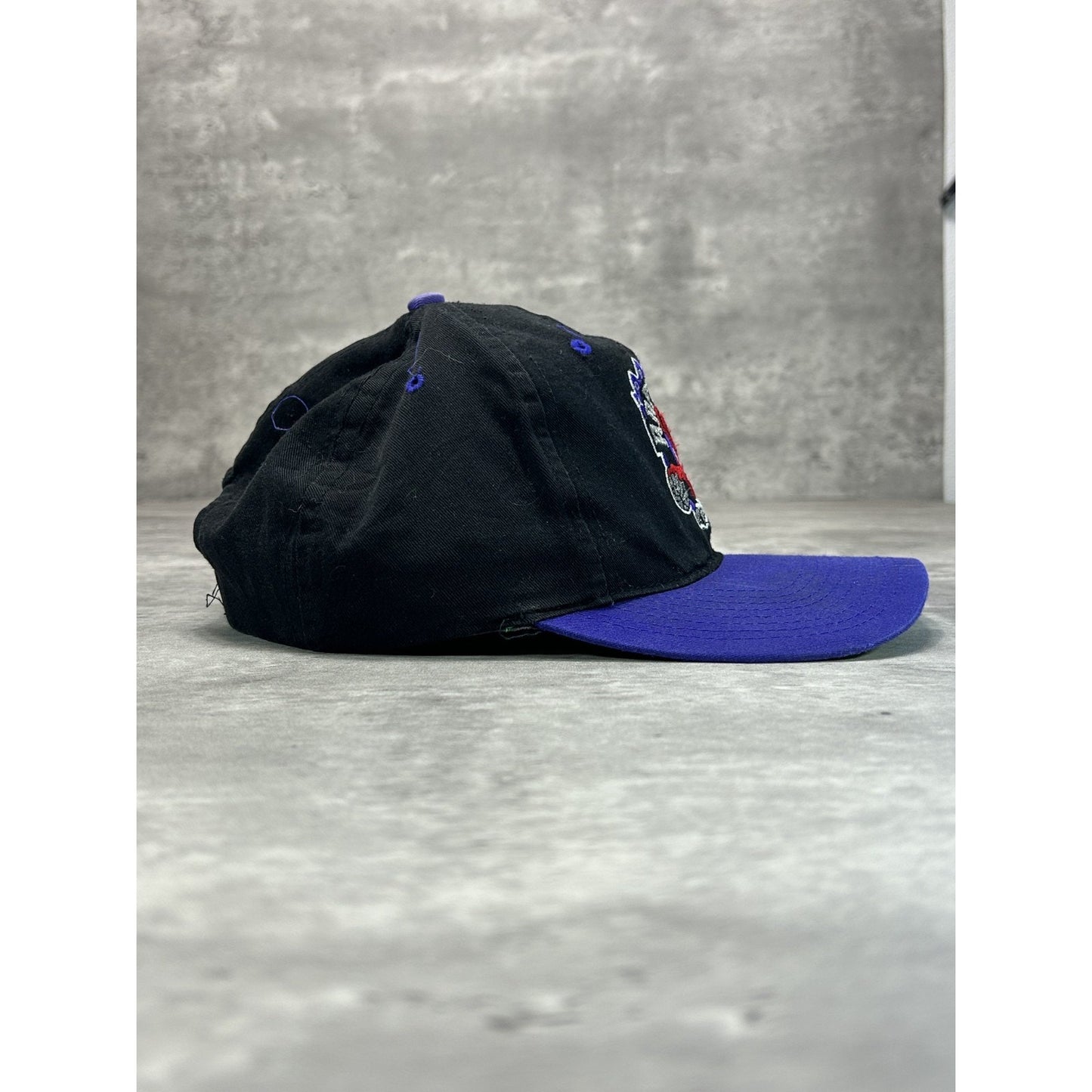 Vintage 90s Toronto Raptors NBA Embroidered Logo Basketball Snapback Hat OSFA