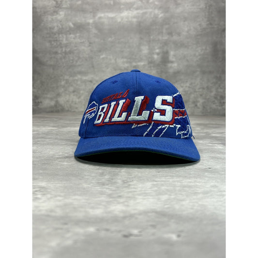 VTG Buffalo Bills NFL Embroidered Spellout Sports Specialties Snapback Hat OSFA