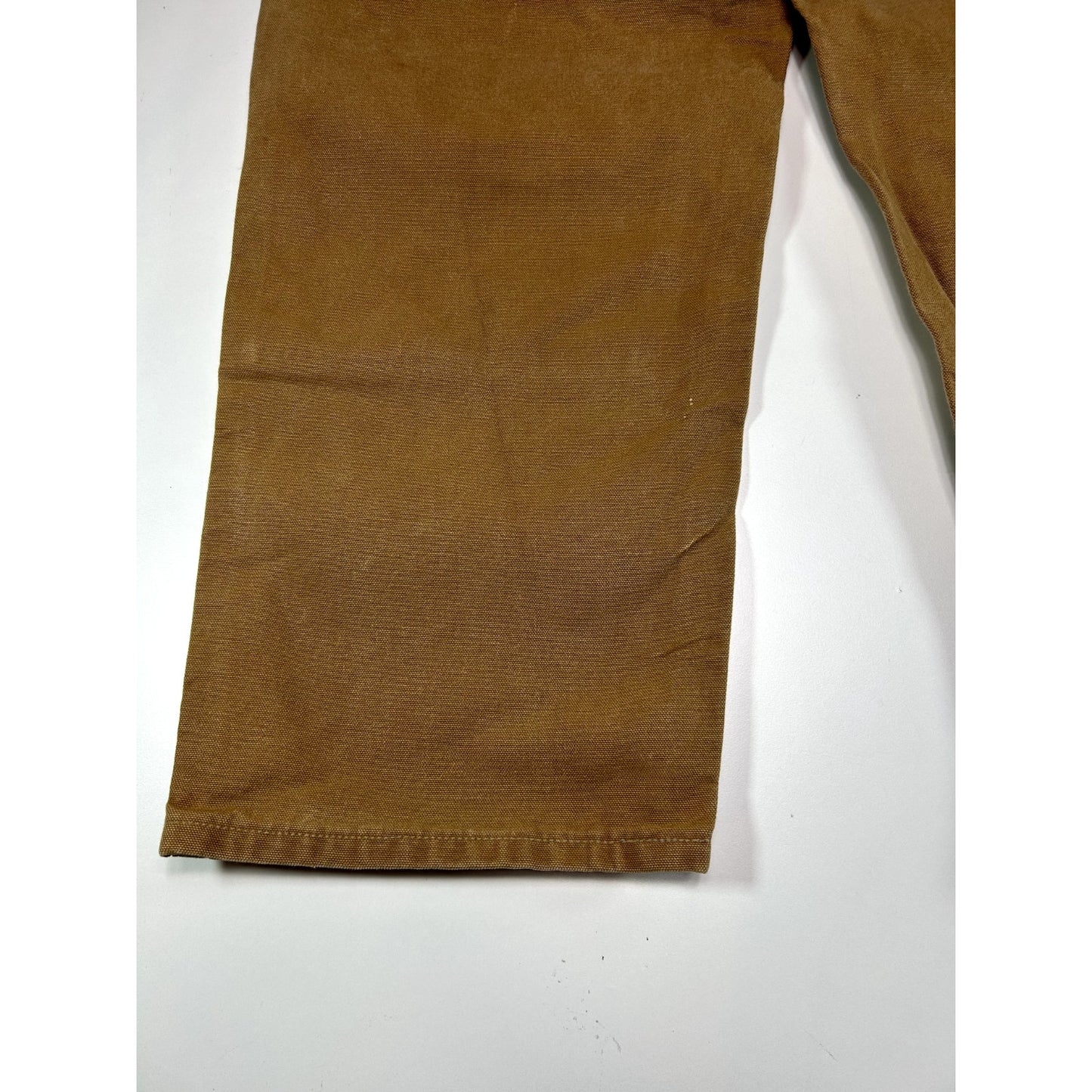 Vintage Carhartt Canvas Workwear Double Knee Carpenter Pants Size 37 Beige