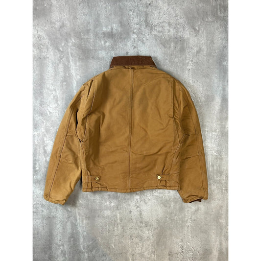 Vintage Carhartt Insulated Canvas Workwear Cropped Arctic Jacket Size Medium